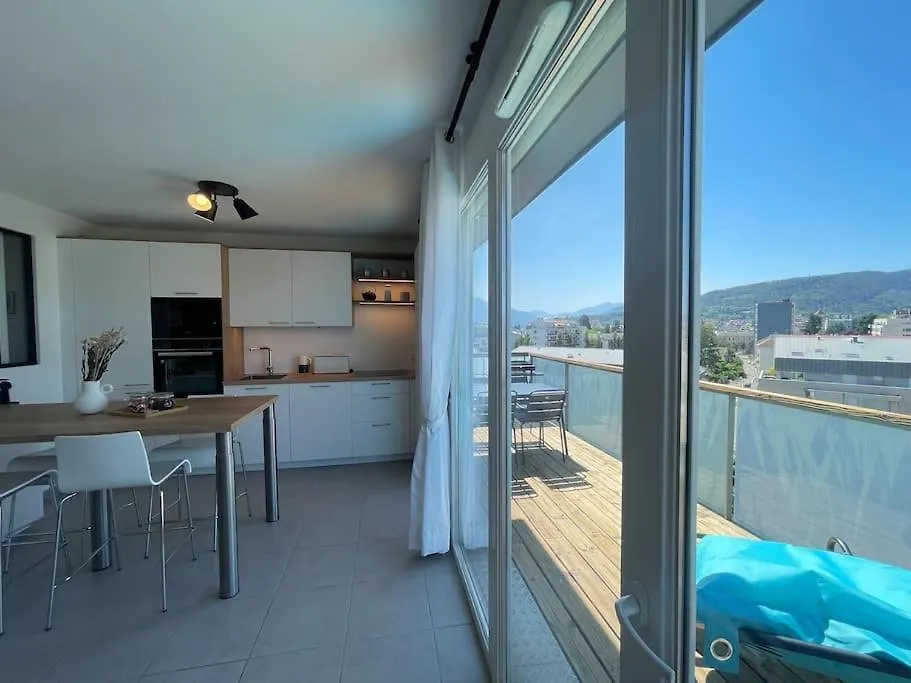 안시 L'Urban - Parc, Centre, Parking & Balcon Avec Vue! 아파트 0*,